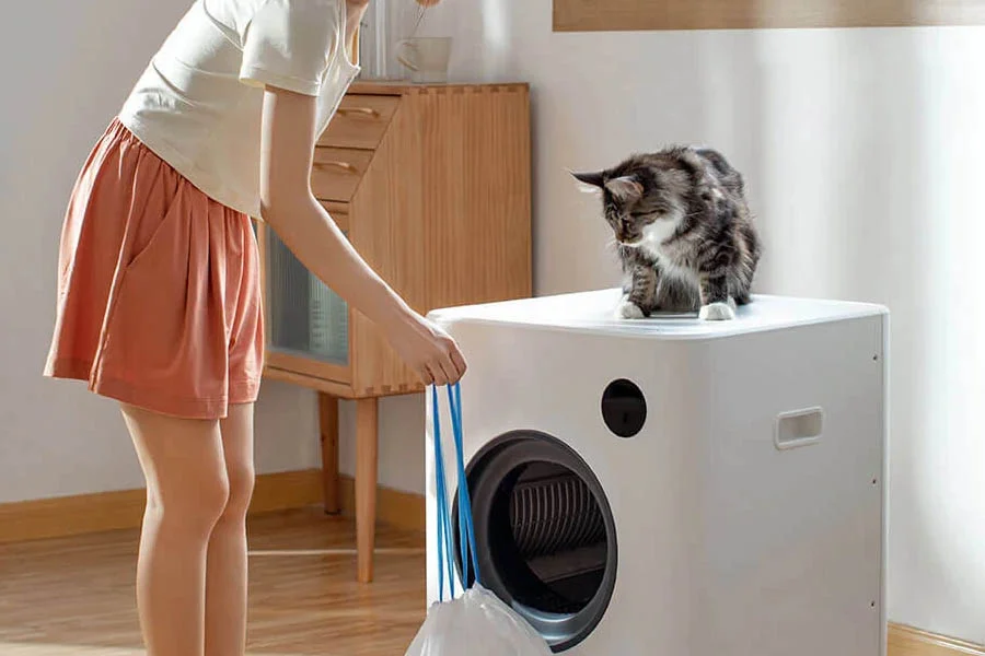 kitty litter machine