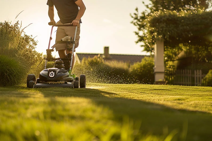 self propelled lawn mower