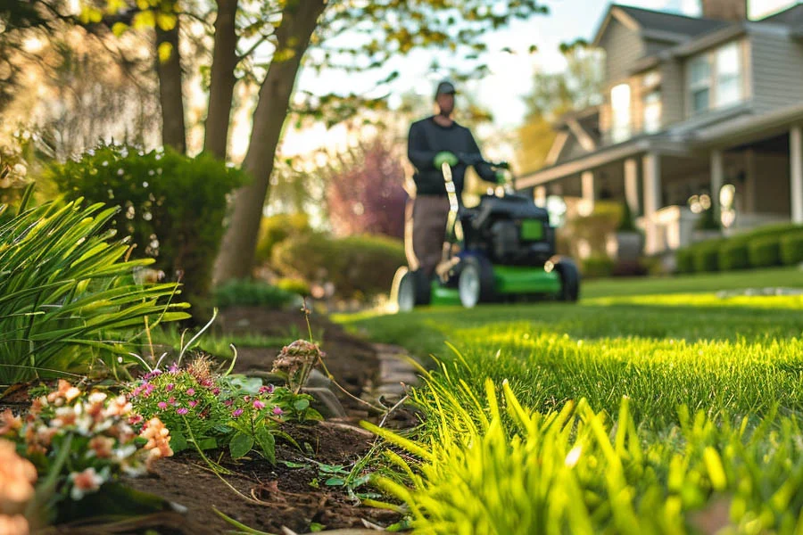 self propelled lawn mower